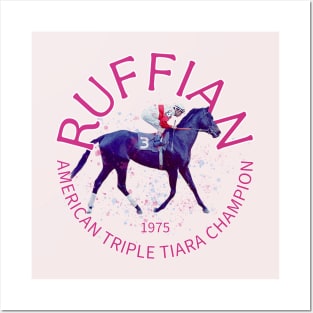 Ruffian 1975 American Triple Tiara Champion Posters and Art